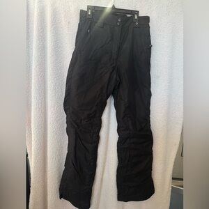 “SIZE XL(16) GIRLS Polar Edge Black Snow Pants- Silver Series Ski Snow Pants